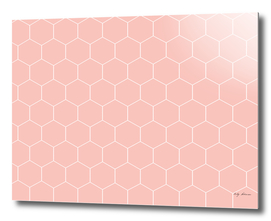 Pink Hexagons