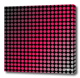 Vibrant pink polka dots or halftone pattern