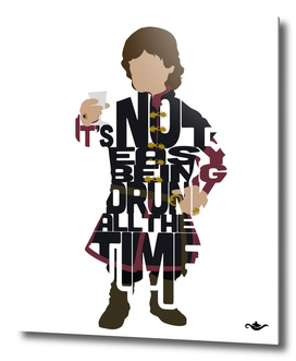 Typography of Tyrion Lannister from The Game of Thrones