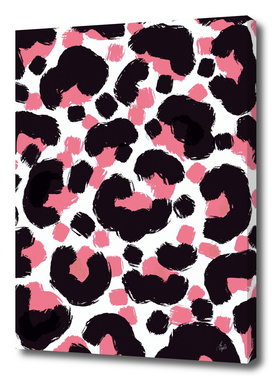 Leopard Print Brushstrokes