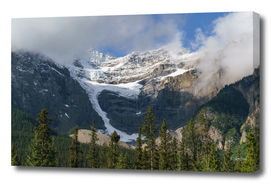 Canada glacier in Banff National Park, 11 Highway. Alberta