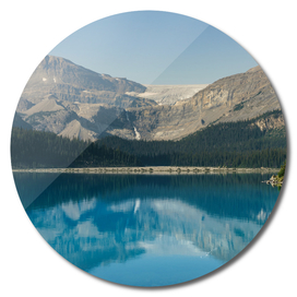 Reflections in Bow Lake, Banff National Park, Alberta Canada
