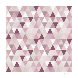 Rose, Purple, Neutral Small Triangles