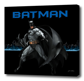 Custom Batman With Matching Background