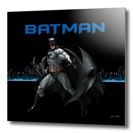 Custom Batman With Matching Background