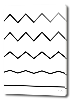 Geometric Stripes, Abstract design, black and white design