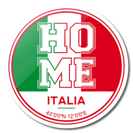 ITALY, HOME, Italia Poster, Italia T-Shirt