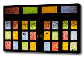 Window stained glass colors