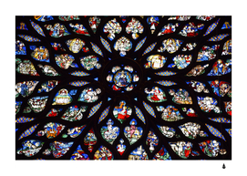 Stained glass sainte chapelle gothic