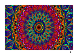 Kaleidoscope mandala pattern