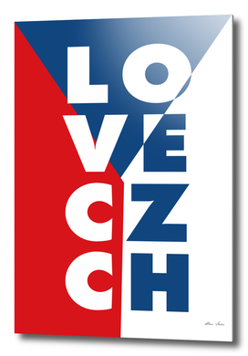 LOVE CZECH, Praha Prague, Czech Republic Poster, Canvas