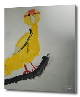 Child's drawing bird