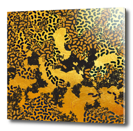 Safary Golden Dreams - Abstract Animal Print