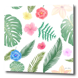 Custom Tropical Hawaii Pattern