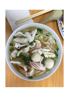 seafood soup noodle