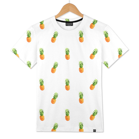 Pineapple, pattern (white version)