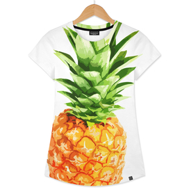 Pineapple, summer poster, tropical fruit, summer style