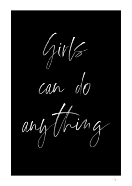 Girls can do anything