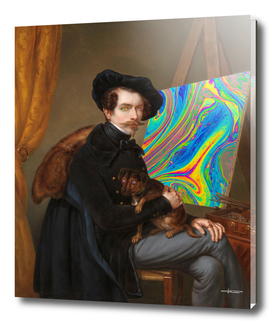 Psychedelic Painter & Dog