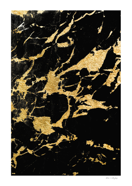 Black Marble Gold Glam #2 #decor #art