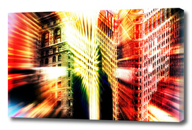 Abstract Flatiron Building NYC
