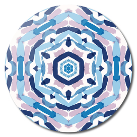 Blue Kaleidoscope Mandala