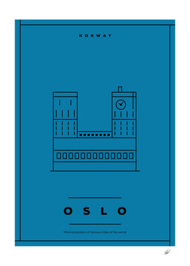 Oslo Minimal Poster
