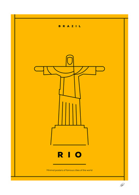 Rio de Janeiro Minimal Poster