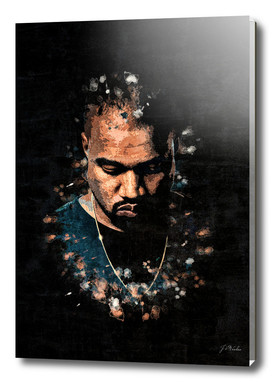 Kanye West Splatter Painting