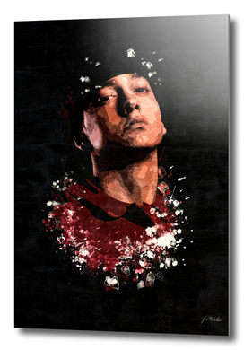 Eminem Splatter Painting