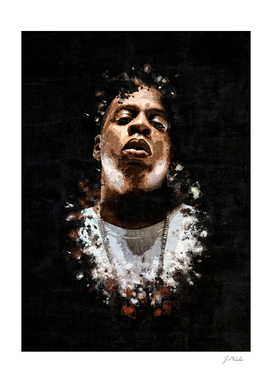 Jay-Z Splatter Painting
