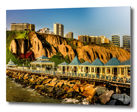 Lima Peru Coastal Scene Photo