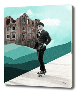 Classy Skater Print