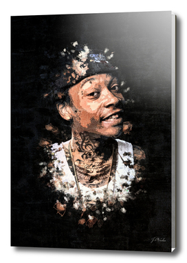 Wiz Khalifa Splatter Painting