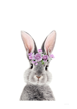 Bunny With Flower Crown