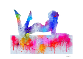 Daydream - Watercolor Nude