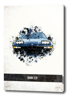BMW E31 Splatter Painting