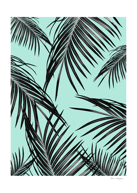 Black Palm Leaves Dream #2 #tropical #decor #art