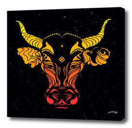 Dark angry cattle in the wind by #Bizzartino