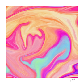 Colorful streams, abstract art