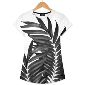 Palm Leaves Black & White Vibes #5 #tropical #decor #art