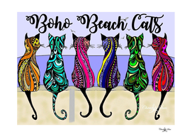 Boho Beach Cats