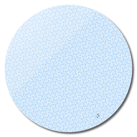 Original Handmade Pattern - Baby Blue Swirl