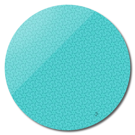Original Handmade Pattern - Turquoise Swirl