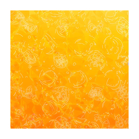 Orange glass pattern