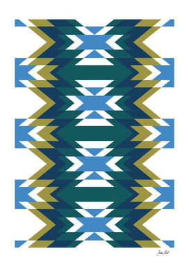 Patchwork geometric patchwork pattern