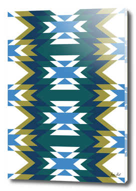 Patchwork geometric patchwork pattern
