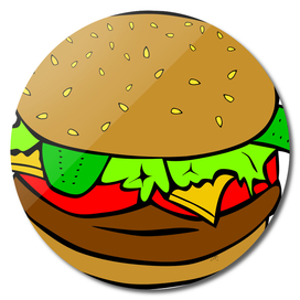 Hamburger cheeseburger fast food