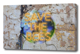 Save the Bees - Neon