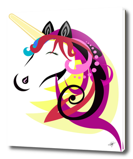 unicorn horse cartoon design cute